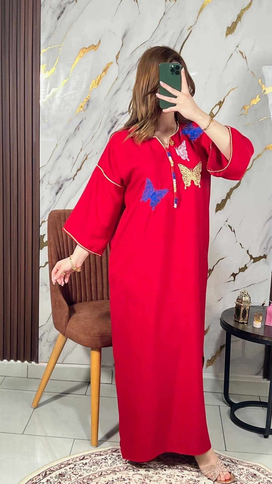 Robe papillon crepe